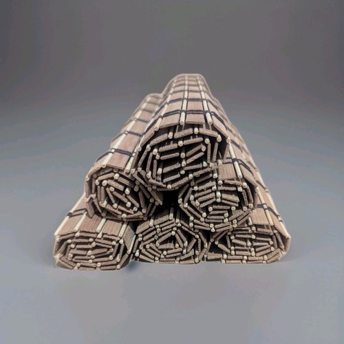 Rustic wooden roll table - rustic,