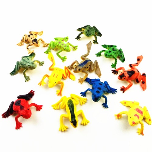 12pcs small frog figures - 12pcs,