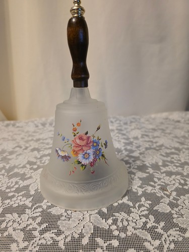 Sanyo glass christmas bell - glass,