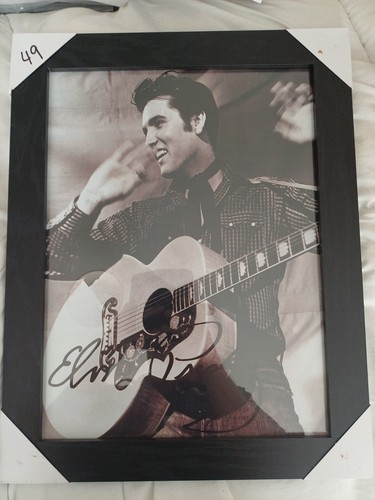 Elvis presley large signed - large,
