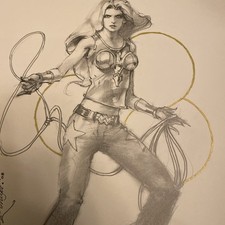 Wonder Girl Original Comic Art
