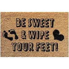 Coir Doormat Rug Non Slip Be