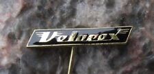 Antique Velorex Czech Motorcycle Sidecar Three Wheel Car Company Logo Pin Badge