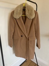 Topshop Camel Coat Size 12