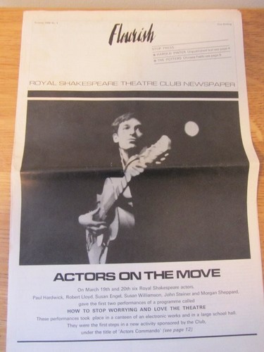 Rare rsc newspaper 1965 4th - rare,