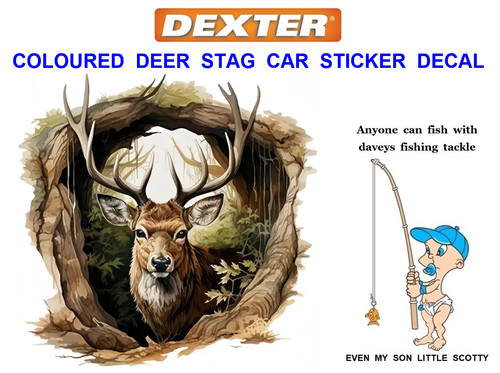 Deer stag sticker car - car, van