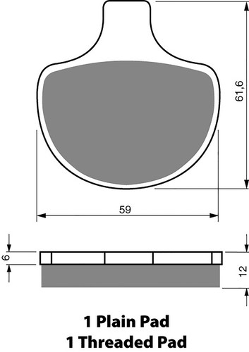 Brake pads rear - brake,