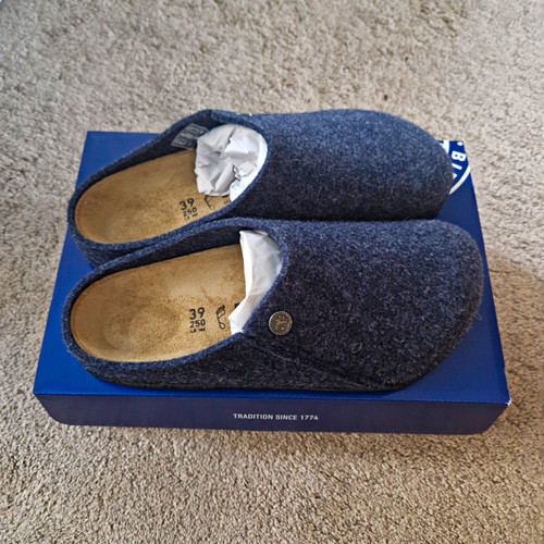 Birkenstock zermatt blue felt - zermatt,