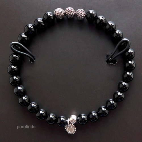 Tateossian london black - black, agate
