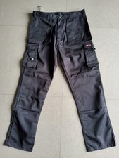 Tuff Stuff Workwear Trousers 711 Heavy Duty Black 36" W 32.5" L