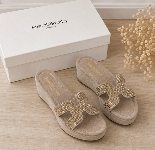 Russell bromley suede wedge - russell, &