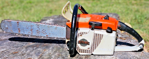 Stihl 031av runs great - 031av,