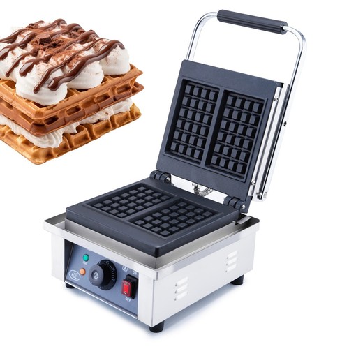 Commercial waffle maker double - waffle,