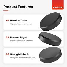 GAUDER Magnets for Whiteboard, Notice Board & more Small Magnets for Crafts 62PC