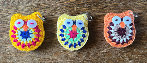 Handcrafted crochet owl - handcrafted,