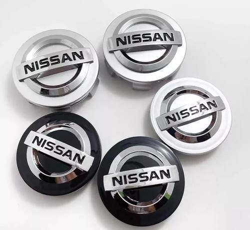 Silver black 54mm plastic - x4,