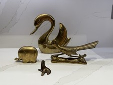 Vintage Group of 4 Solid Brass