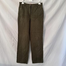 Olsen Olive Green Straight Leg