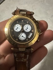 KLAUS KOBEC Gold Watch Leather