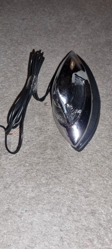 Chrome motorcycle front fender - front,