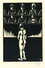 Albert Daenens 1932 Woodcut