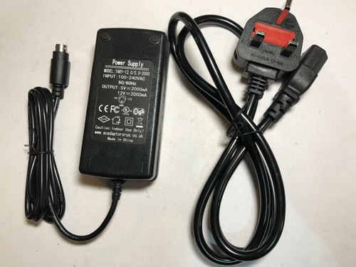 12v thin pin din ac - 2a, 5v
