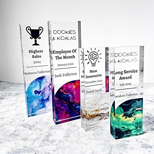 Personalised corporate trophy - personalised,