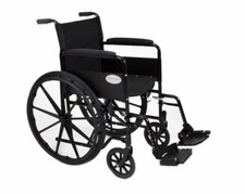 Angel Mobility Self Propel Sports Steel Folding Wheelchair Travel Black