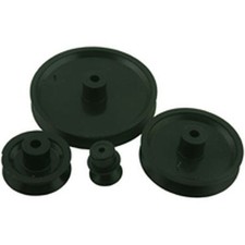 Motor pulley black - pulley, 10mm