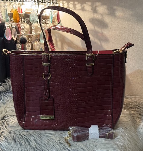 Carvela bag burgundy brand - bag,
