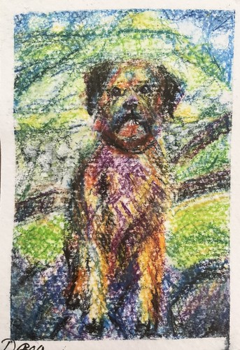 Original ooak aceo border - original,