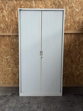 Roneo 4 Tier Metal Tambour Shelving Storage Cupboard  Cabinet - UK Delivery 