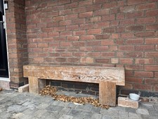 Wooden Bench Garden  Patio Rustic Home