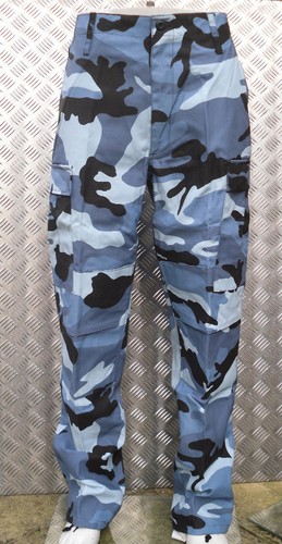 Midnight blue camo military - blue,