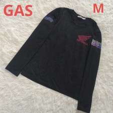 Honda Repsol Gas Long T Rhinestone Logo Y2K Black M