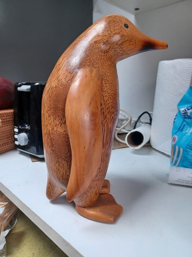 Large dcuk wooden penguin - large,