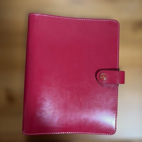 Filofax pink patent leather - filofax,