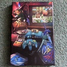 Zelda Canvas Wall Art Nintendo 64 Retro Gaming Man Cave Teenagers Room Decor  