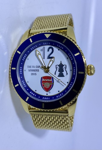 Arsenal gold watch cup - watch, fa