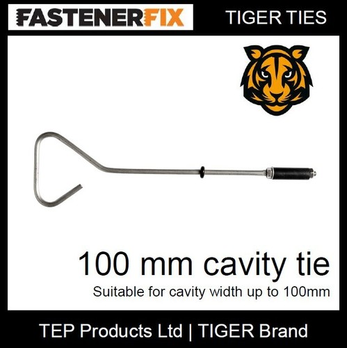 100 cavity wall ties a2 - 100, mm