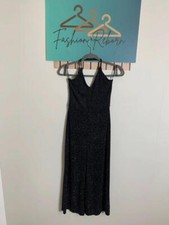 Ladies Primark glittery black jumpsuit size 8