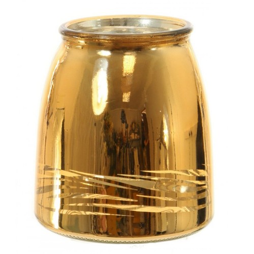 Metallic swirl gold glass - metallic,