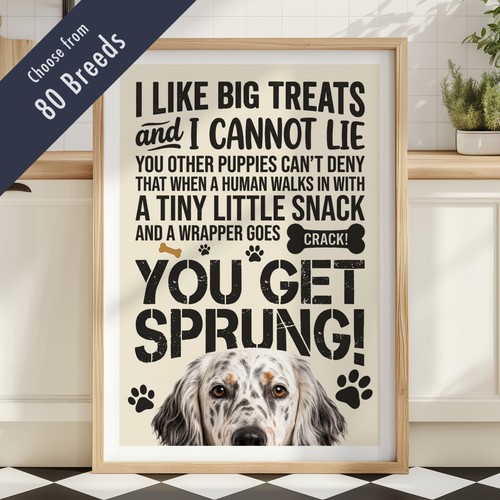 Funny dog treats - treats, lyric