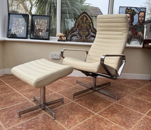 Vintage skandi danish leather - vintage,