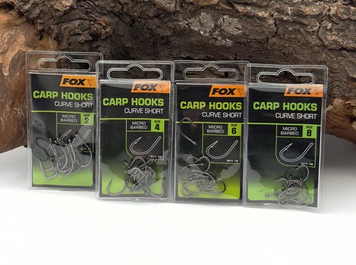 Fox carp hooks - curve, short
