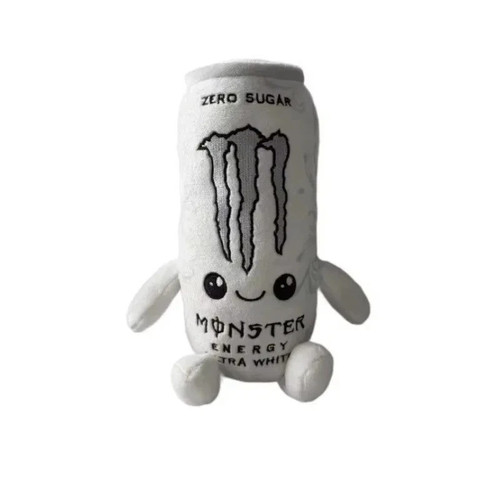 White monster energy can - white,