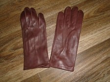 RAF OR ARMY MENS BROWN LEATHER OFFICERS GLOVES SIZE 7.5 GENUINE ISSUE NEW