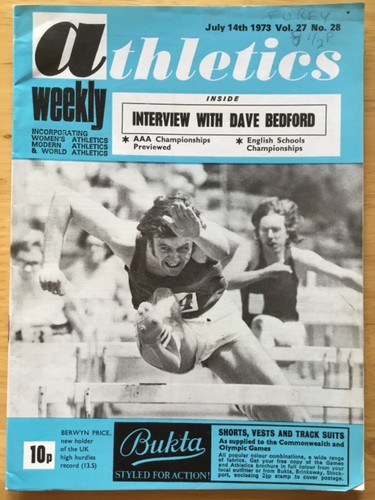 Athletics weekly 14 july - athletics,