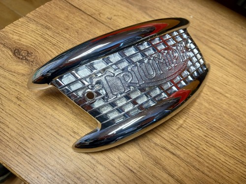 Triumph tank badge 3ta - badge, l/h