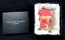 Treasured Trinkets by Juliana. "Imperial Egg" Trinket Box. Original Packaging
